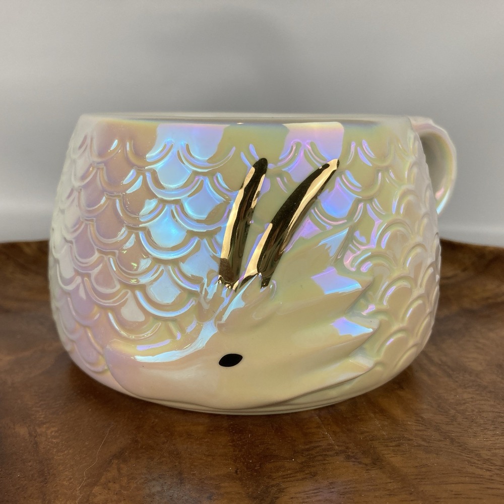 2024 Starbucks Lunar New Year of the Dragon Iridescent White Scales 14oz Mug